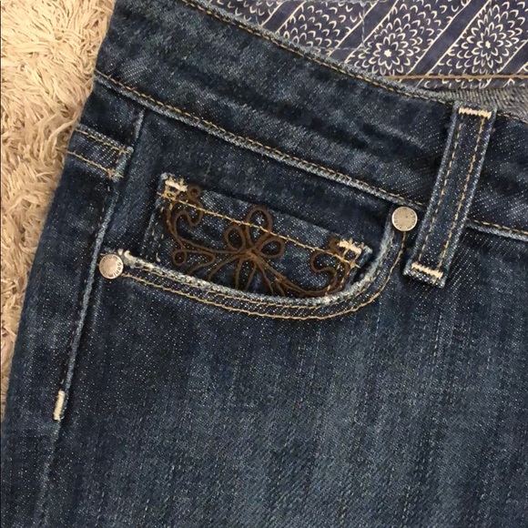 Paige Laurel Canyon Embroidered Bootcut Jeans - Picture 7 of 10